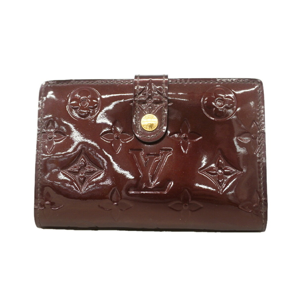 Louis Vuitton Vernis Portefeuille Viennois Wallet M93521 Amarante Ladies